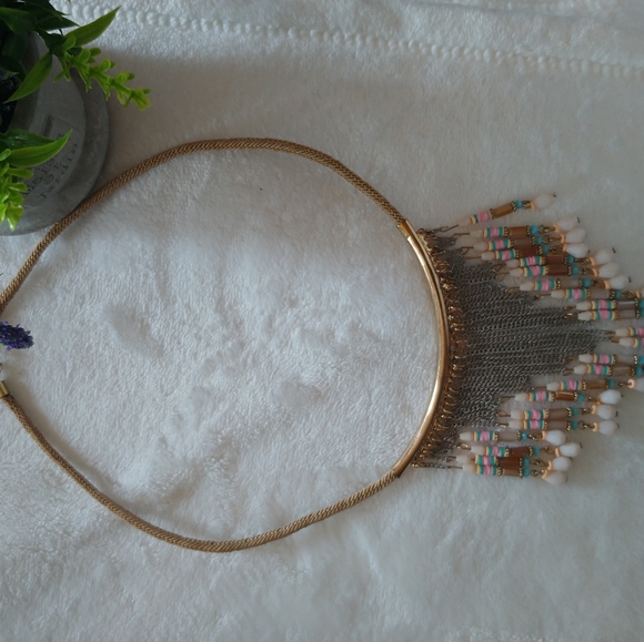 Turquoise beaded necklace - Picture 4 of 4